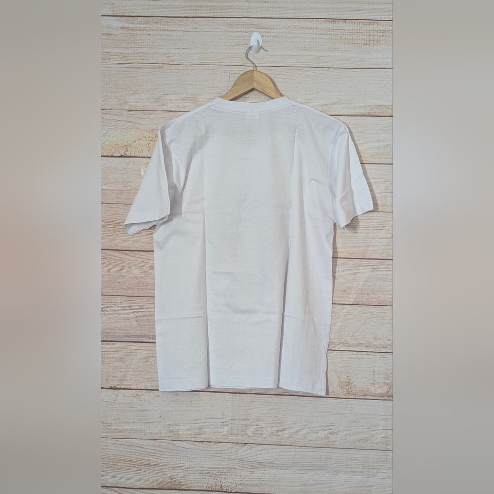 Unisex Size 42 White 100%Cotton Top Lord Ganesh Print  T-shirt New without Tags - Picture 3 of 6